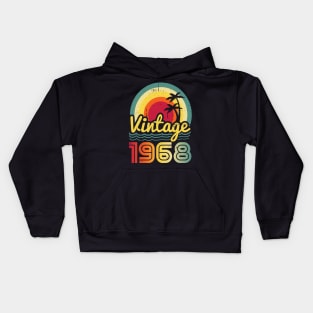 Vintage 1968 Made in 1968 55th birthday 55 years old Gift Kids Hoodie